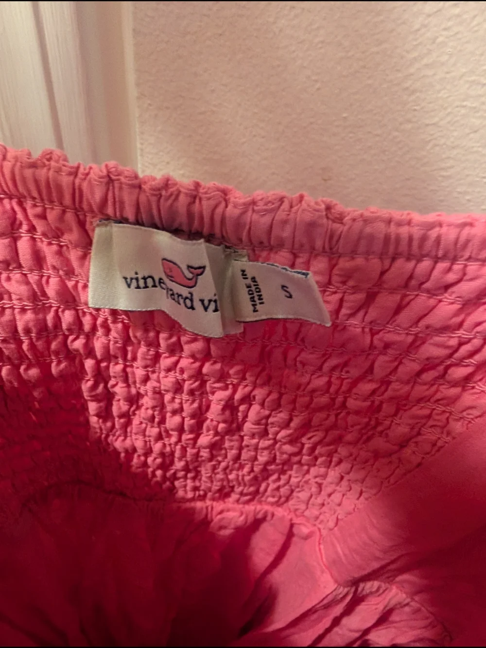 Vineyard Vines Pink Eyelet Official Kentucky Derby Dress - Picture 7 of 7